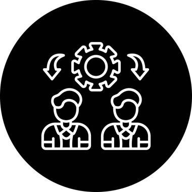 Skills web simgesi vektör çizimi