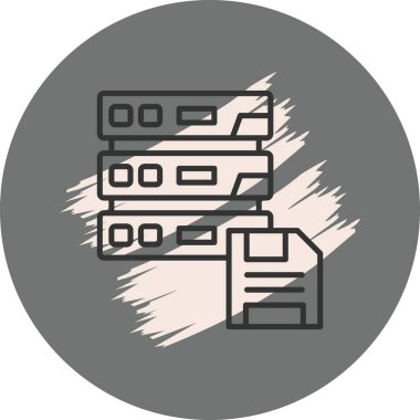 veri simgesi vektör illüstrasyon tasarımı