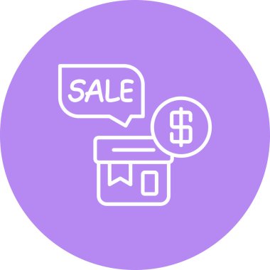 satış simgesi vektör illüstrasyon tasarımı