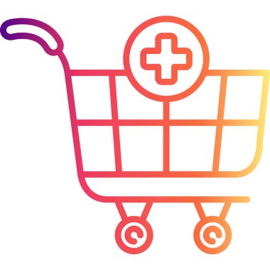 Cart web simgesi vektör illüstrasyonuna ekle