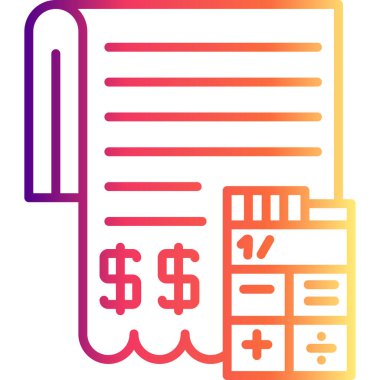 Okul harcı web simgesi vektör illüstrasyonu