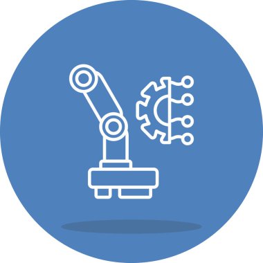 Robotik Bacak Simgesi, Basit İllüstrasyon