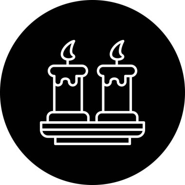 mum ağ ikonu vektör illüstrasyonu