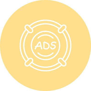 Ağ simgesi vektör illüstrasyonu