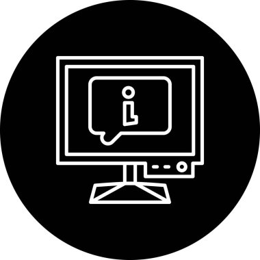 ileti web simgesi vektör illüstrasyonu