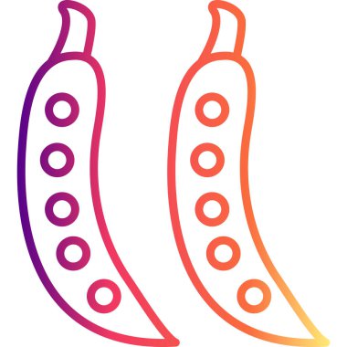 Bezelye Yaratıcı Minimum Vektör Sanatı Özelliği