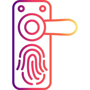 Eşsiz Kapı Kolu Soyut Damgalama Grafik ŞekliName