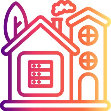 Ev Veritabanı Minimum Düz Yaratıcı Grafik Tasarımı