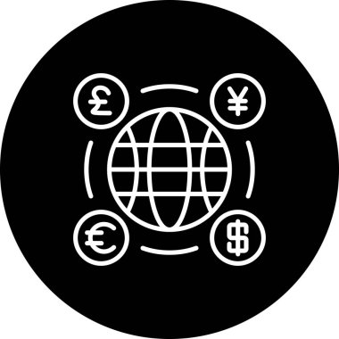 Dünya Para Birimi Minimum Sofistike Markalaştırma Tasarım Varlığı