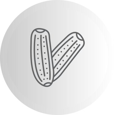 Salatalık Eşsiz Düz Dijital Nesne Tasarımı