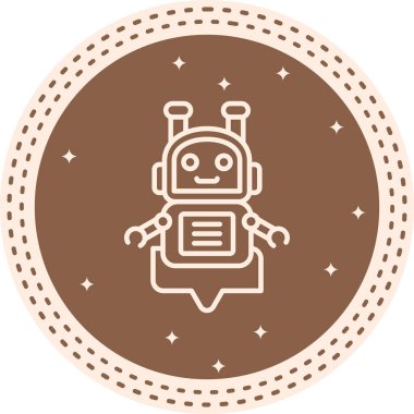 İleti Asgari Düz Vektör İllüstrasyonu