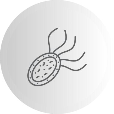 Pyrococcus Furiosus Zarif Dijital Tasarım Sembolü