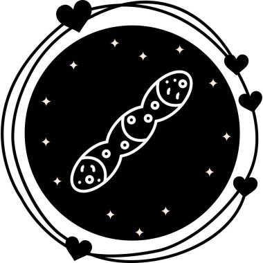 Pleurotaenium Ovatum Temiz Dijital Grafik Düzeni