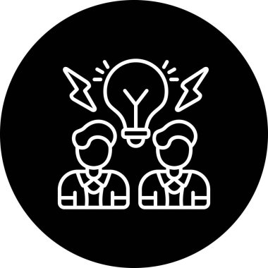 Beyin Fırtınası Yüksek Kaliteli Ölçeklenebilir Vektör İllüstrasyonu