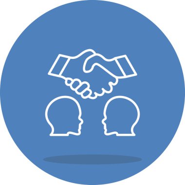 Ortaklık Yaratıcı Modern Düz Vektör Tasarımı