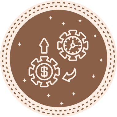 Yatırım Eşsiz Düz Dijital Tasarım Nesnesi