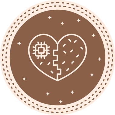 Kalp Minimum Entellektüel Markalaşma Tasarım Varlığı