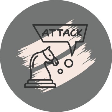 Saldırı Seçkin Markalaştırma Vektör Varlığı