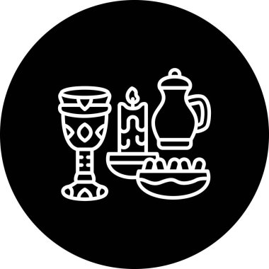 Şölen Biçimli Özel Vektör Tasarım Varlığı