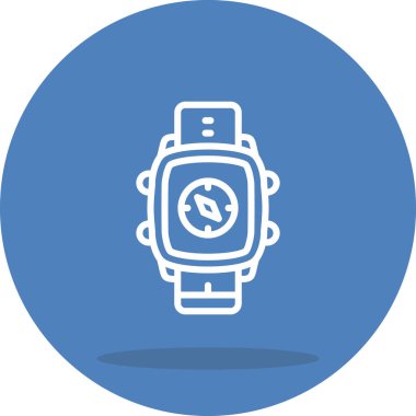 Akıllı Saat Pusula Yenilikçi Çağdaş Web Tasarımı Düzeni