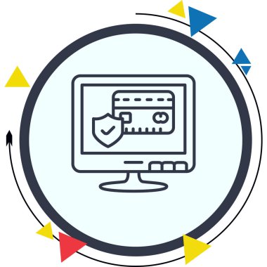 Güvenli Aktarım Modern Dengeli Markalaştırma Vektörü Sembolü