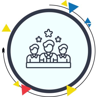 iş lideri, web basit simgesi