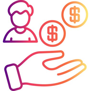 Komisyon Şık Dijital Tasarım Sembolü