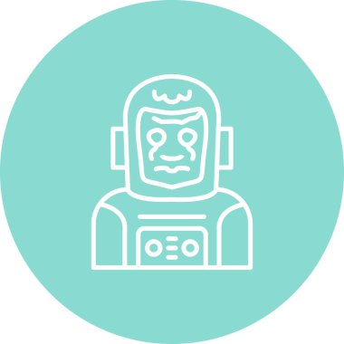 Kozmonot Yüksek Kaliteli Özel Vektör Tasarımı