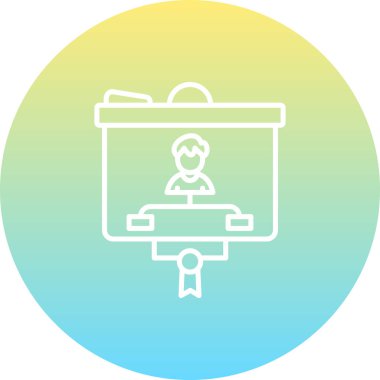 İş uygulamaları veya web sayfaları için en uygun kişi ile bir sunum tahtasında bir organizasyonel grafik.