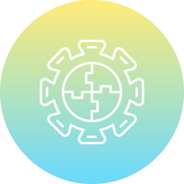 Bulmaca Yaratıcı İşlevsel Web Grafik Sembolü