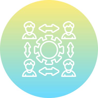  toplantı simgesi vektör illüstrasyon tasarımı