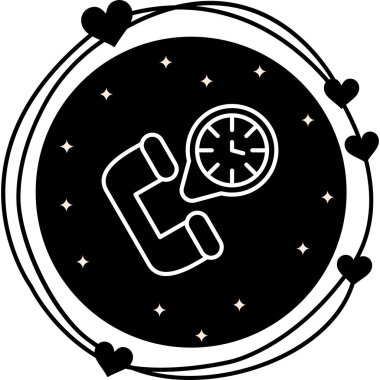 Modern 24 Saat 'in vektör illüstrasyonuName