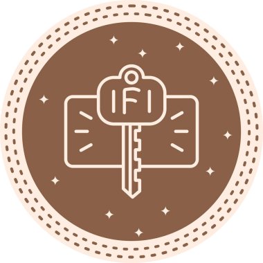 Yabancı Anahtar Özelleştirilmiş Özel Vektör Sanatı Nesnesi