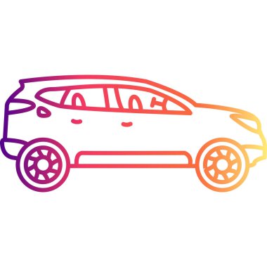 SUV & Gelişmiş İşlevsel Web Arayüzü Sembolü