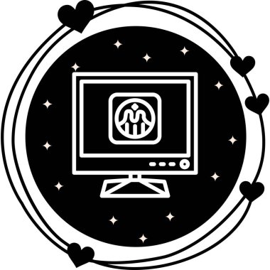 Tv Grafik Yüksek Çözünürlüklü Minimum Vektör Tasarımı