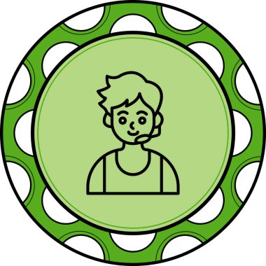 Yorumcu Satır Simgesi, Basit Görüntü Beyaz Arkaplanda İzole Edildi