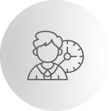 İşadamı Eşsiz Düz Dijital Tasarım Nesnesi