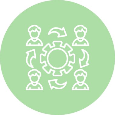 Eşsiz Takım Çalışması Soyut Markalaştırma Grafiksel ŞekliName