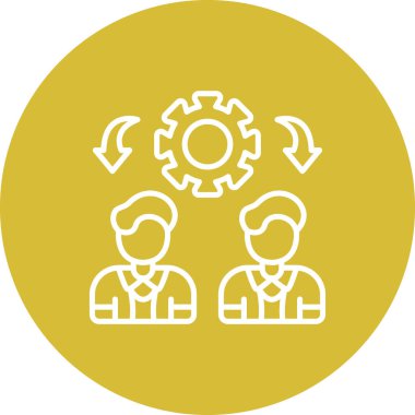 Skills web simgesi vektör çizimi