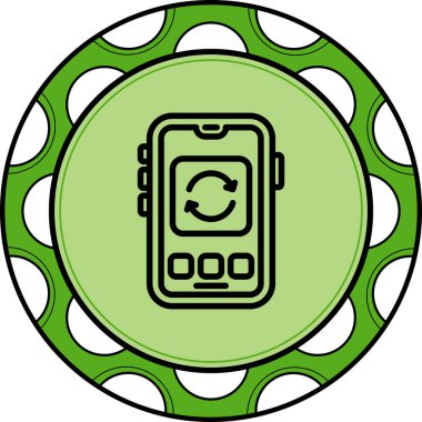 telefon simgesi, vektör illüstrasyonu basit tasarım.