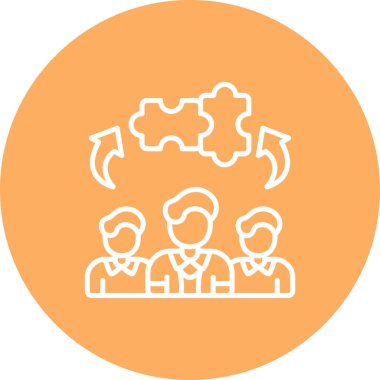 Skills web simgesi vektör çizimi