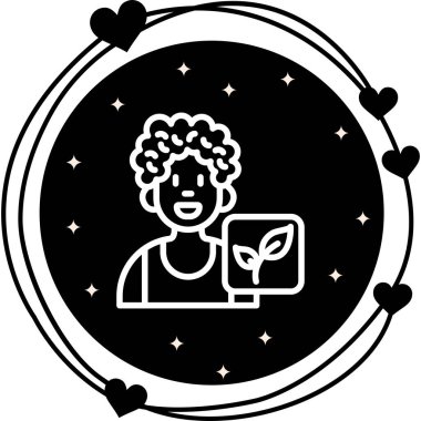 erkek avatar simgesi, vektör illüstrasyonu basit tasarım.