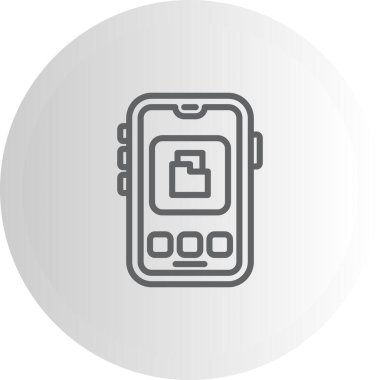 Klasör web simge vektör çizim