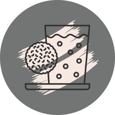 Kurabiye ve Süt Dinamik Sofistike Düz Sanat Düzeni