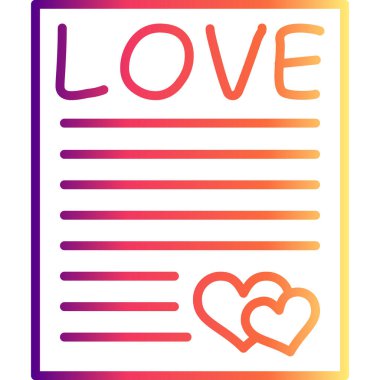 Aşk ve kalplerle beyaz bir çizgi çiziyor.