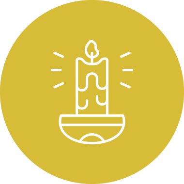 mum ağ ikonu vektör illüstrasyonu