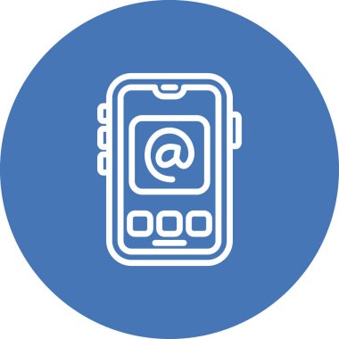 akıllı telefon simgesi, vektör illüstrasyonu basit tasarım