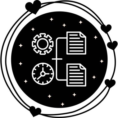 Zaman Yönetimi Yaratıcı Modern Düz Vektör Tasarımı