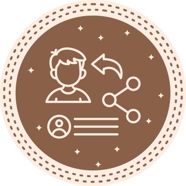 Web simge vektör çizim paylaşmak