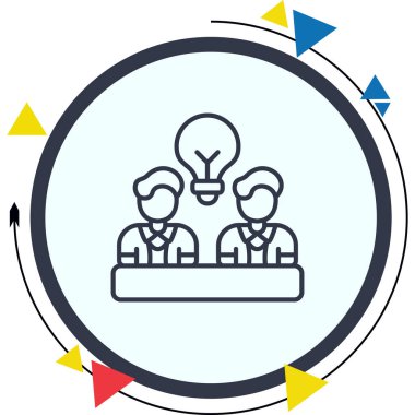 Beyin Fırtınası Yaratıcı Dijital Grafik ŞekliName